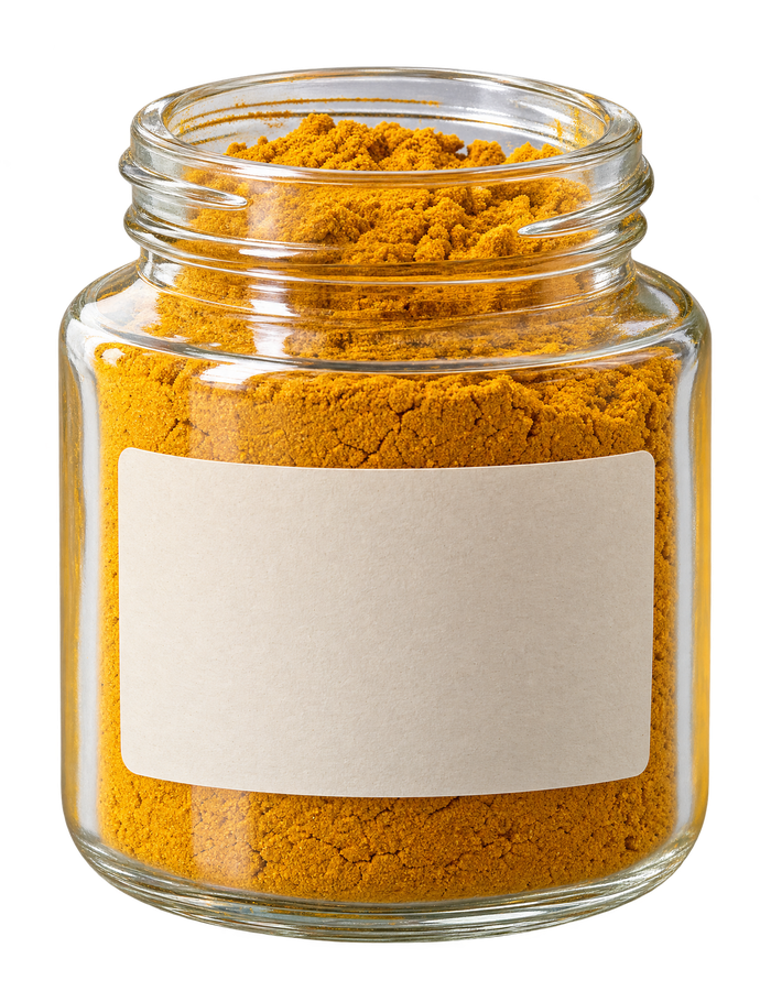 A jar of Golden Moon Latte