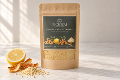 The Citrus Face Cleanser refill pouch on its own