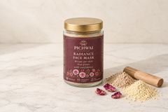 A jar of Radiance Face Mask on its own
