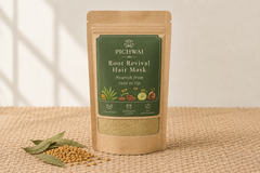 The Root Revival Hair Mask refill pouch on its own